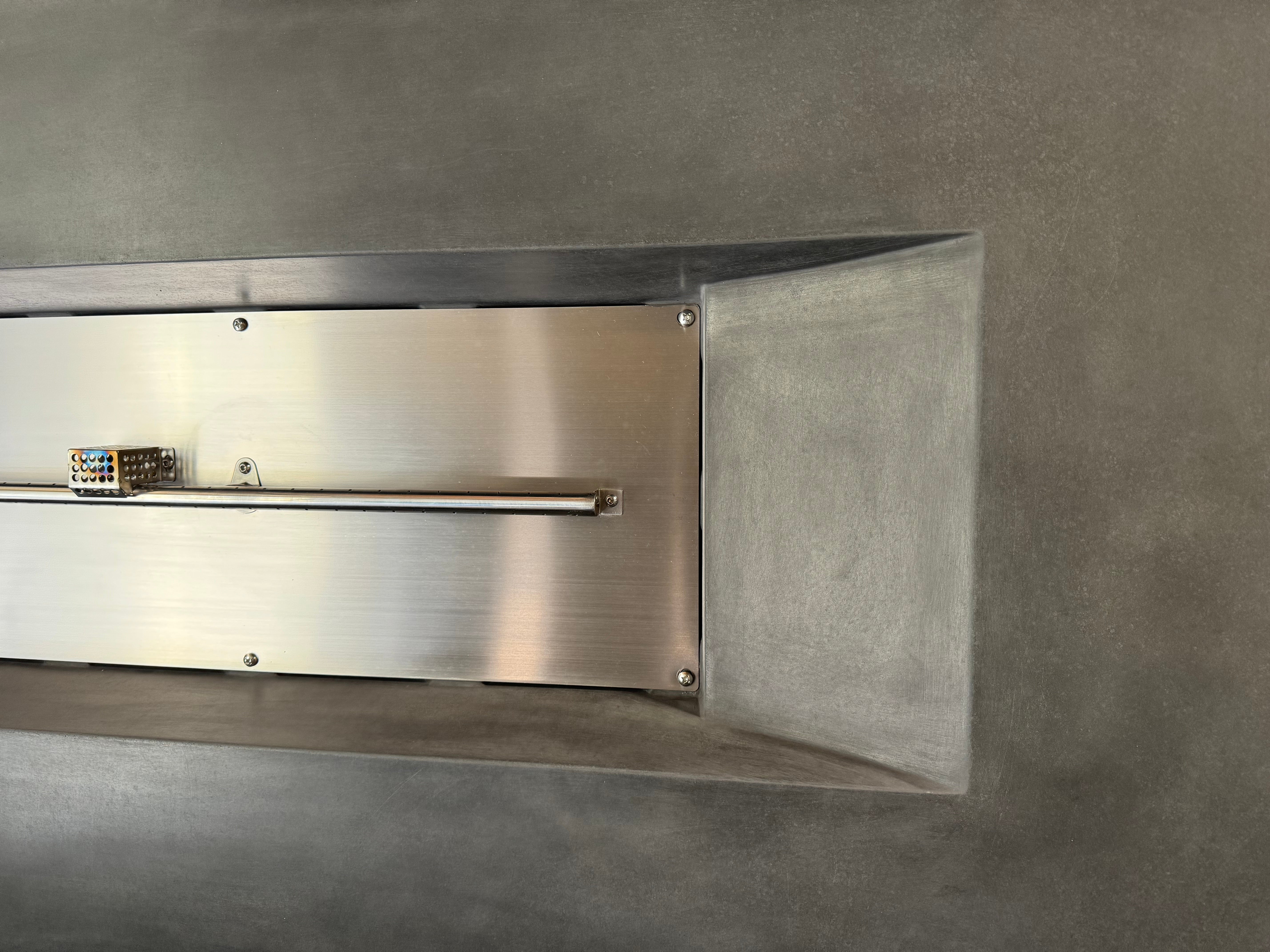 Laguna Concrete Fire Table - Rectangle 72" x 30"