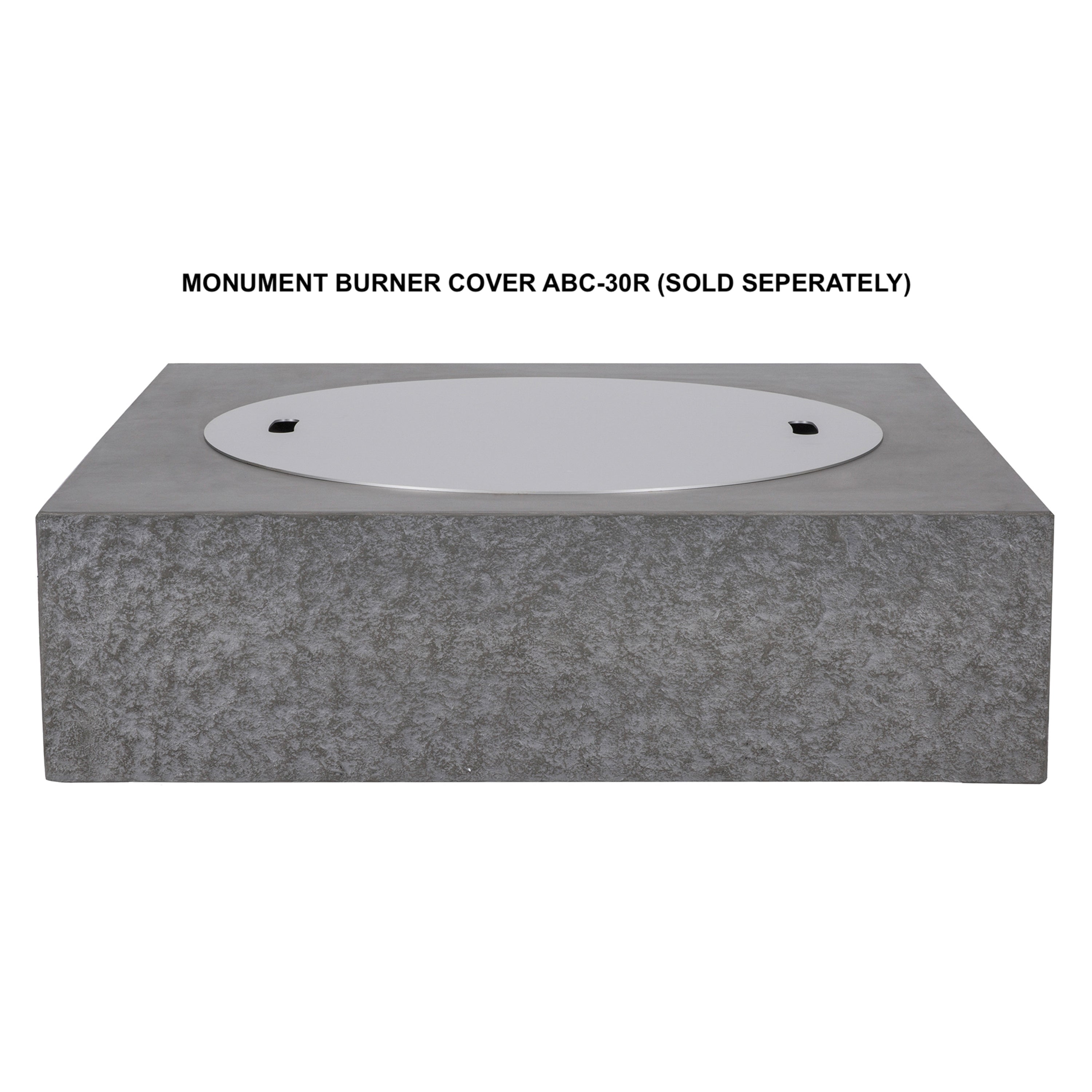 Monument Concrete Fire Table - Square 41" x 41"