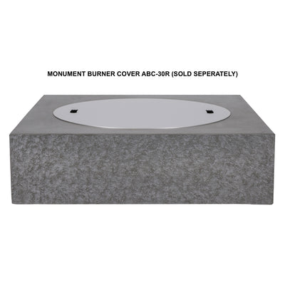 Monument Pro Concrete Fire Pit Table - 41" x 41"