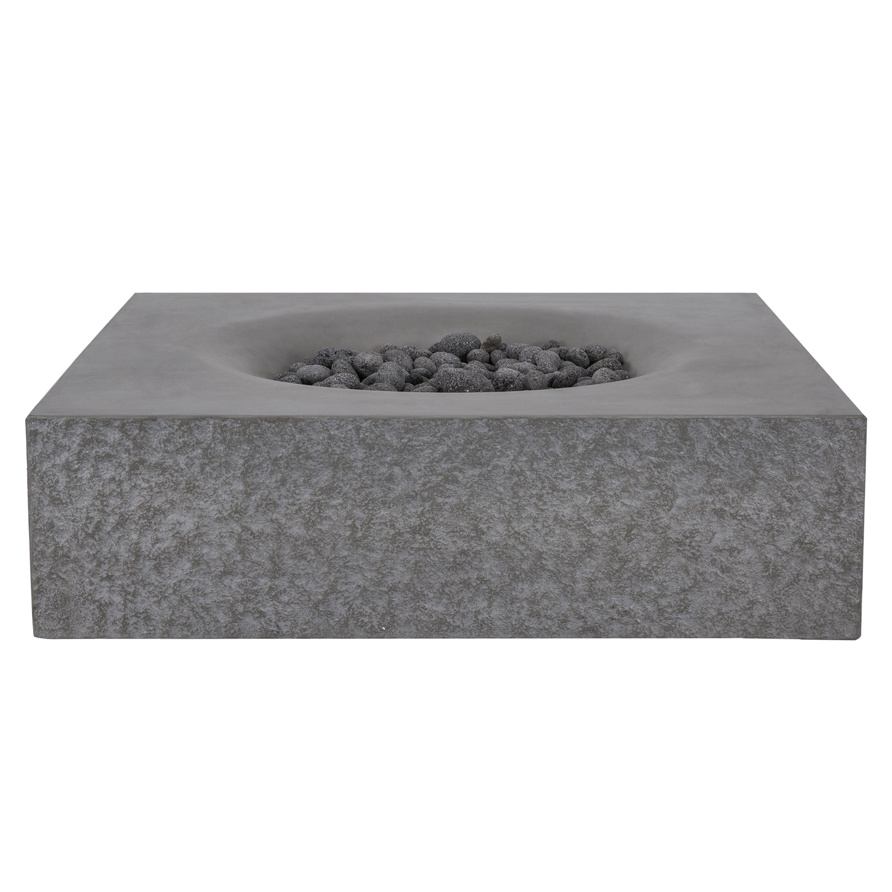 Monument Concrete Fire Table - Square 41" x 41"