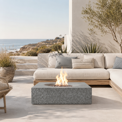 Monument Pro Concrete Fire Pit Table - 41" x 41"