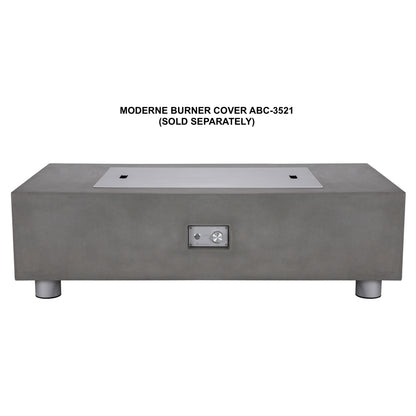 MODerne Concrete Fire Table - Rectangle 58" x 32"