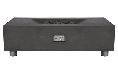 MODerne Concrete Fire Table - Rectangle 58" x 32" x 14" - Propane Version