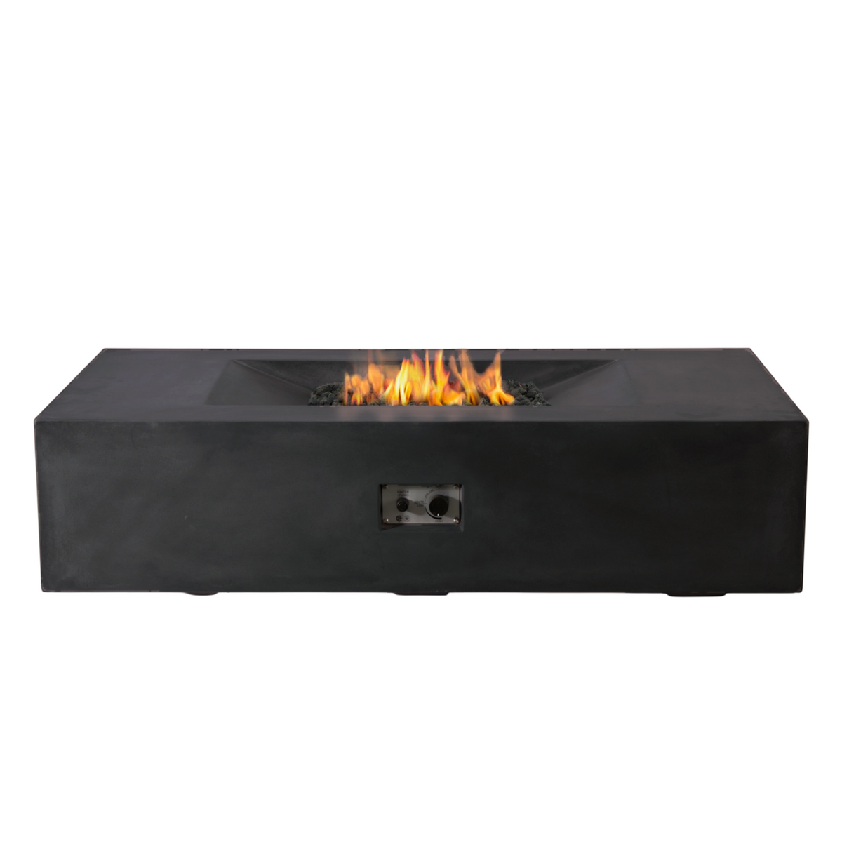 MODerne Concrete Fire Table - Rectangle 58" x 32" x 14" - Natural Gas Version
