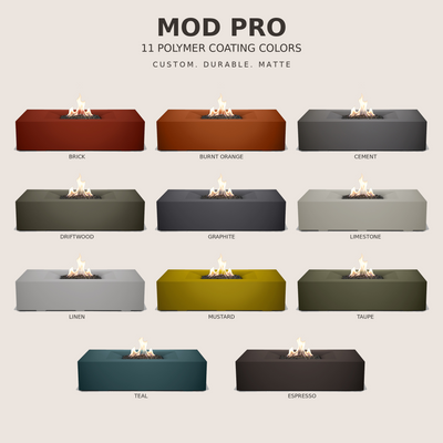 MODerne Pro Concrete Fire Pit Table - 58" x 32"
