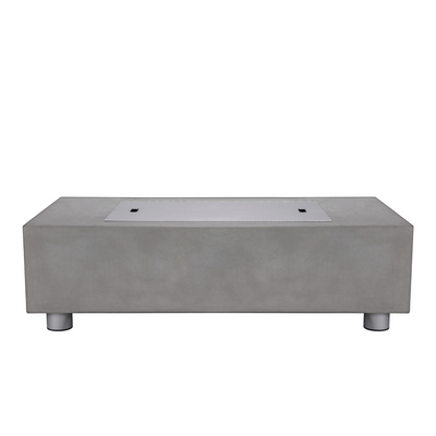 MODerne Concrete Fire Table - Rectangle 58" x 32" x 14" - Natural Gas Version