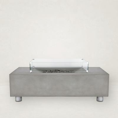 MODerne Pro Concrete Fire Pit Table - 58" x 32"