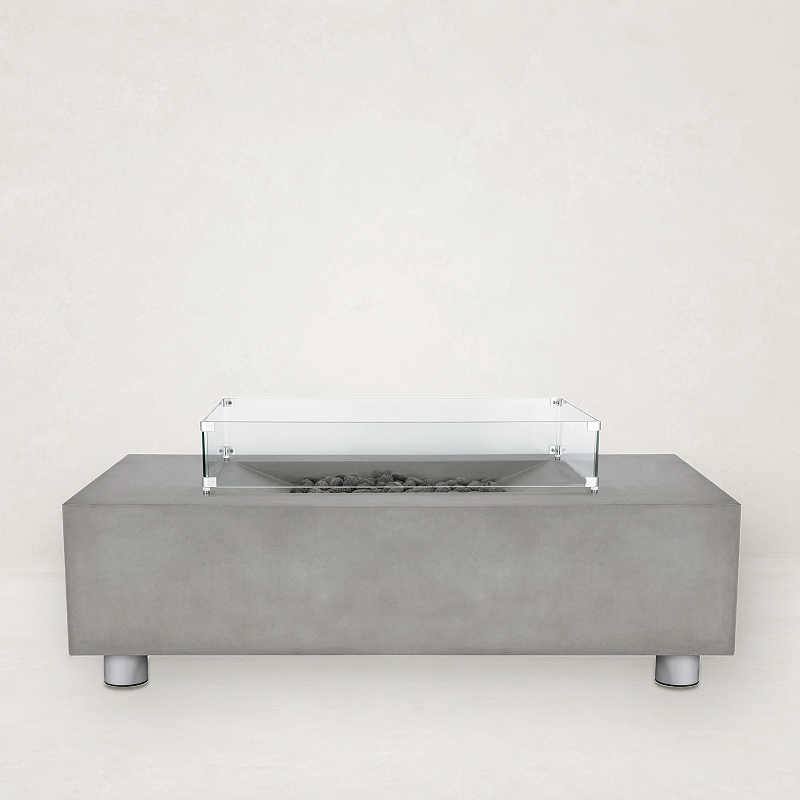 MODerne Pro Concrete Fire Pit Table - 58" x 32"