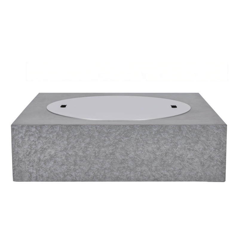 Monument Concrete Fire Table - Square 41" x 41"