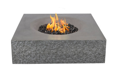 Monument Concrete Fire Table - Square 41" x 41"