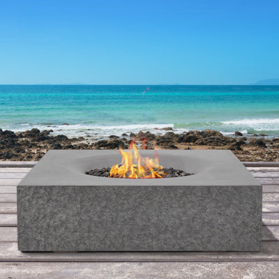 Monument Concrete Fire Table - Square 41" x 41"
