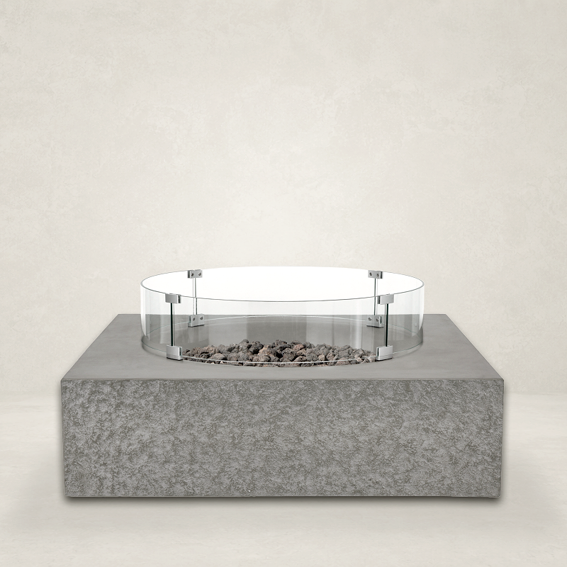 Monument Pro Concrete Fire Pit Table - 41" x 41"