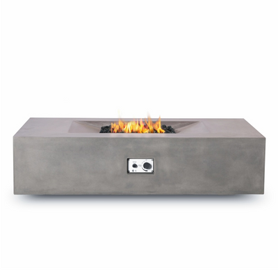 MODerne Concrete Fire Table - Rectangle 58" x 32" x 14" - Propane Version