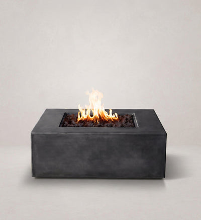 Otto Square Concrete Fire Pit Table - 42" x 42" x 15"