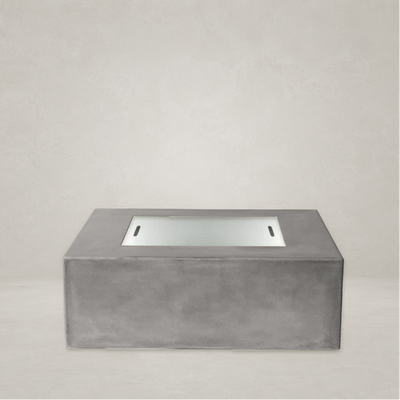 Otto Square Concrete Fire Pit Table - 42" x 42" x 15"
