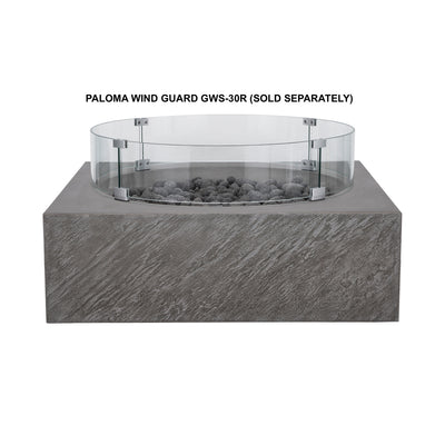 Paloma Pro Concrete Fire Pit Table - 36" x 36"