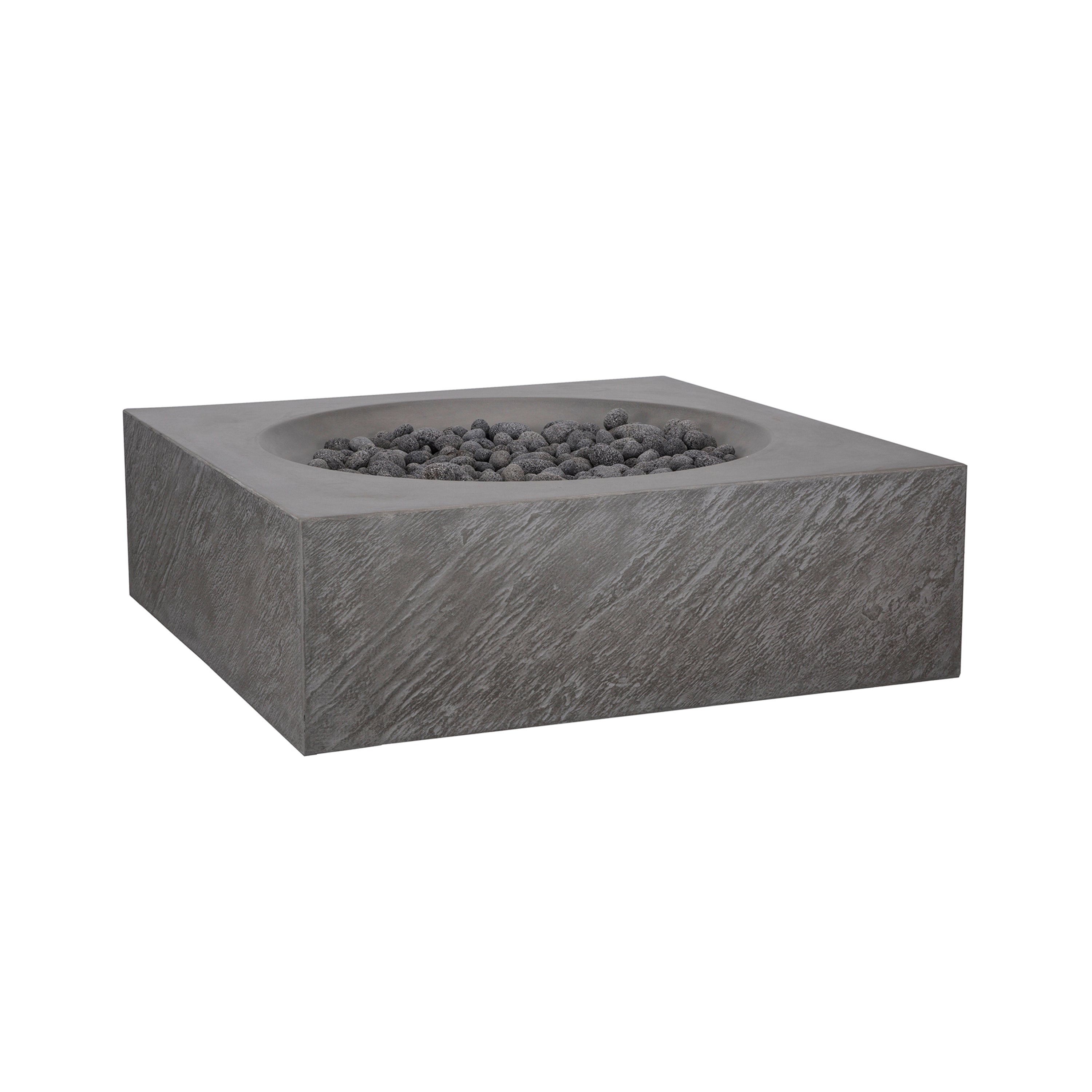 Paloma Concrete Fire Table - Square 36" x 36"