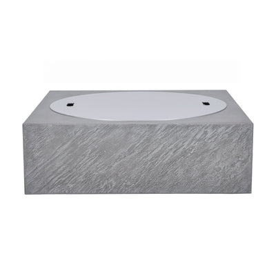 Monument Concrete Fire Table - Square 41" x 41"