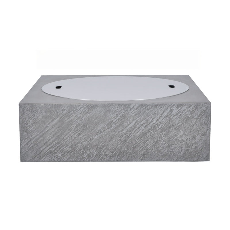 Monument Concrete Fire Table - Square 41" x 41"