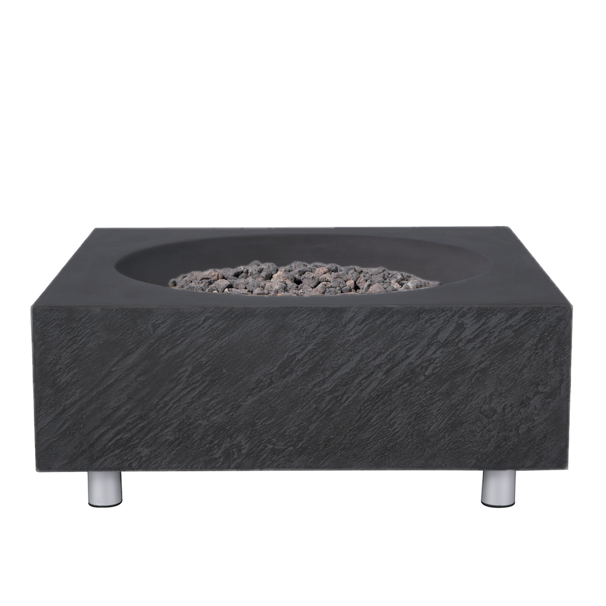 Paloma Concrete Fire Table - Square 36" x 36"