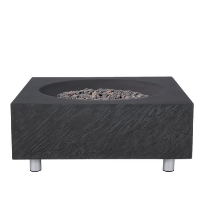 Paloma Concrete Fire Table - Square 36" x 36"