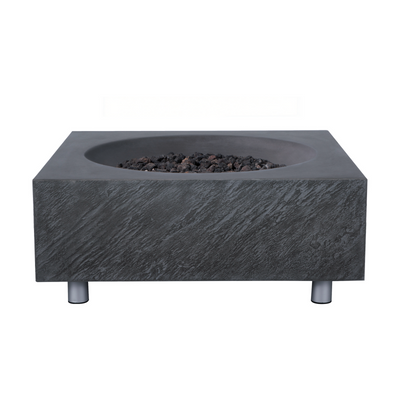 Paloma Concrete Fire Table - Square 36" x 36"