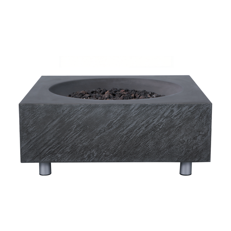 Paloma Concrete Fire Table - Square 36" x 36"