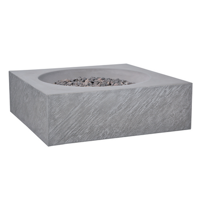 Paloma Concrete Fire Table - Square 36" x 36"