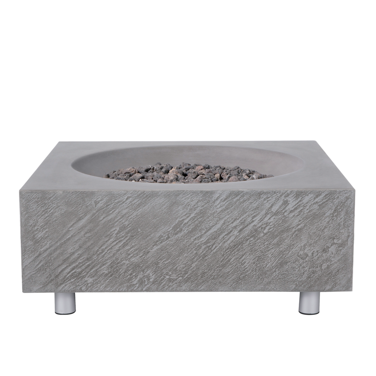 Paloma Concrete Fire Table - Square 36" x 36"