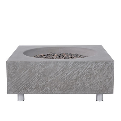 Paloma Concrete Fire Table - Square 36" x 36"