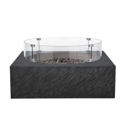 Paloma Concrete Fire Table - Square 36" x 36"