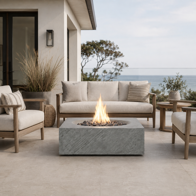 Paloma Pro Concrete Fire Pit Table - 36" x 36"