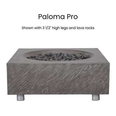 Paloma Pro Concrete Fire Pit Table - 36" x 36"