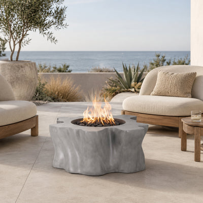 Root Pro Concrete Fire Pit Table - 46" x 42" x 17"