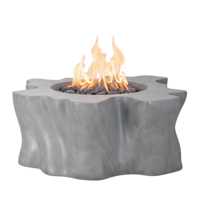Root Concrete Fire Pit Table - 46" X 42" x 17"