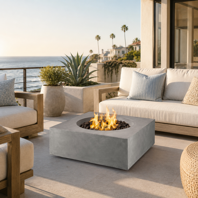 Tao Pro Concrete Fire Pit Table - 41" x 41"