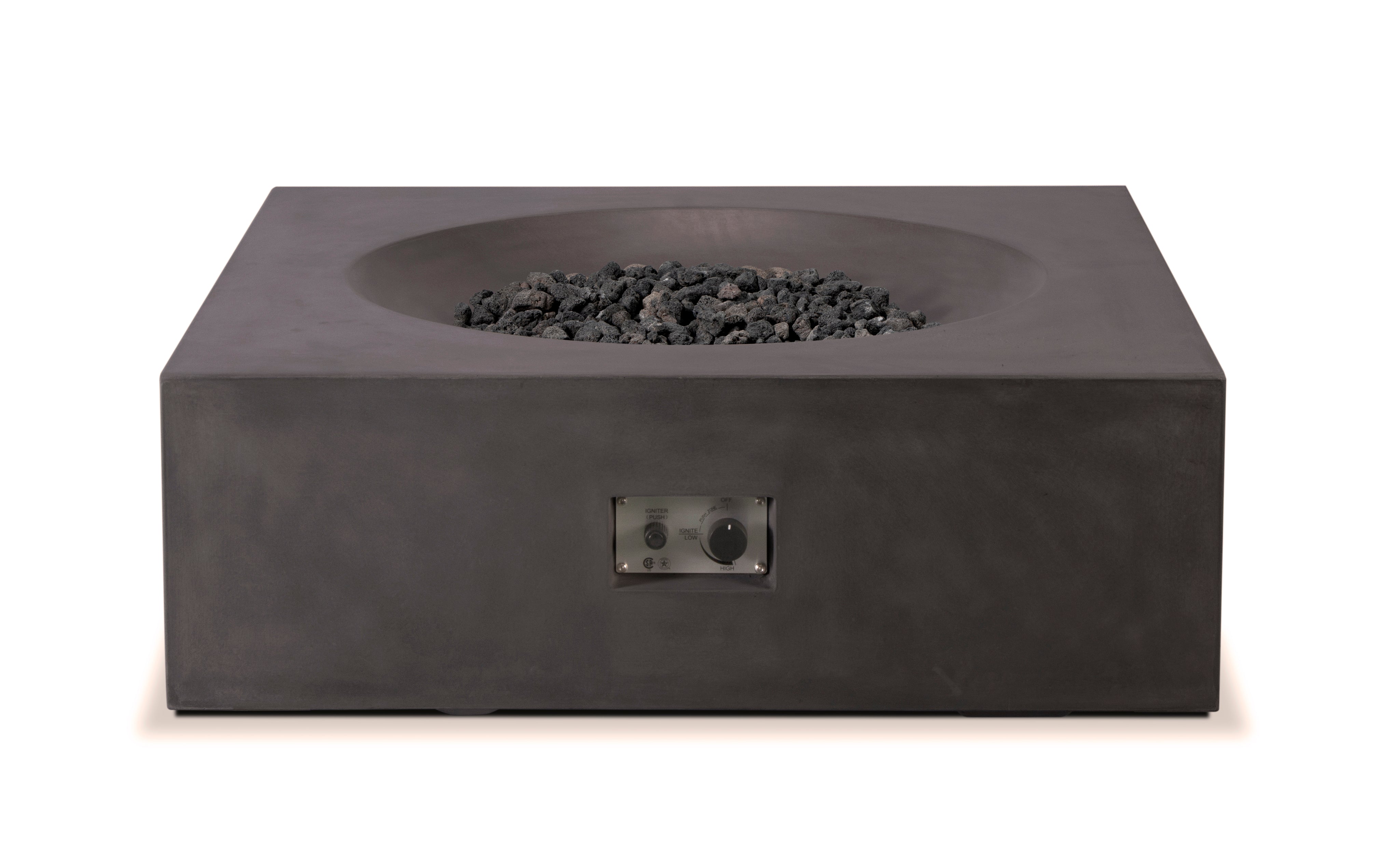 Tao Concrete Fire Table - Sqaure 41" x 41"