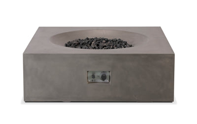 Tao Concrete Fire Table - Sqaure 41" x 41"