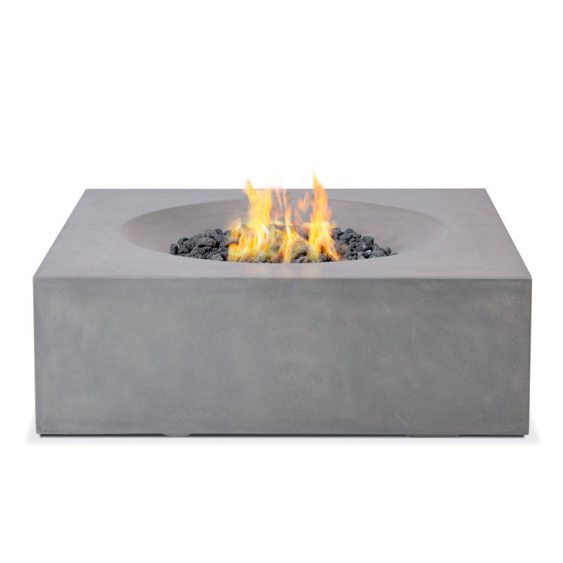 Tao Concrete Fire Table - Sqaure 41" x 41"