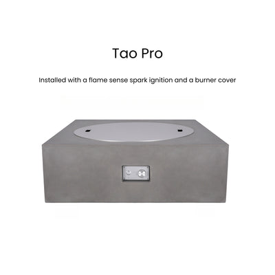 Tao Pro Concrete Fire Pit Table - 41" x 41"