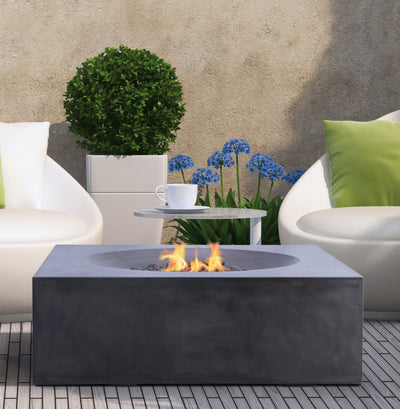 Tao Concrete Fire Table - Sqaure 41" x 41"