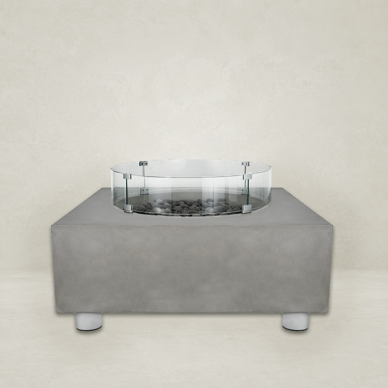 Tao Pro Concrete Fire Pit Table - 41" x 41"