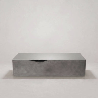 Venice Pro Rectangle Concrete Fire Pit Table - 60" x 34"