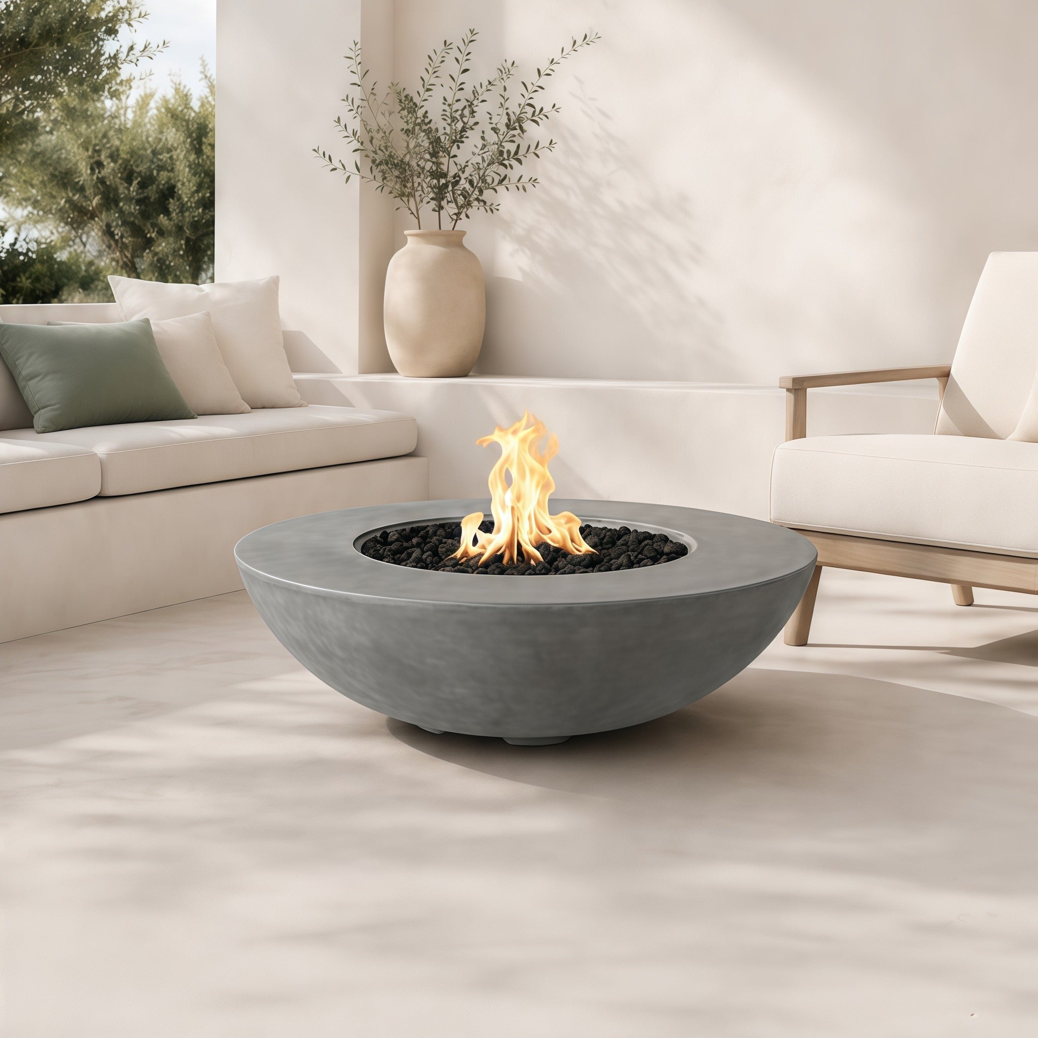 Vessel Concrete Fire Pit Bowl - 54" diameter