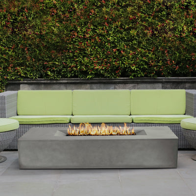 Laguna Pro Rectangle Concrete Fire Pit Table - 72" x 30"