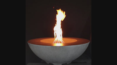 Luxury concrete fire pit